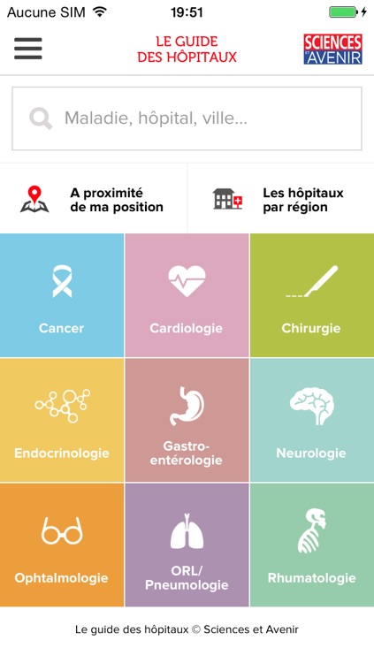 Le Guide des Hôpitaux et des services de pointe par Sciences et Avenir Santé