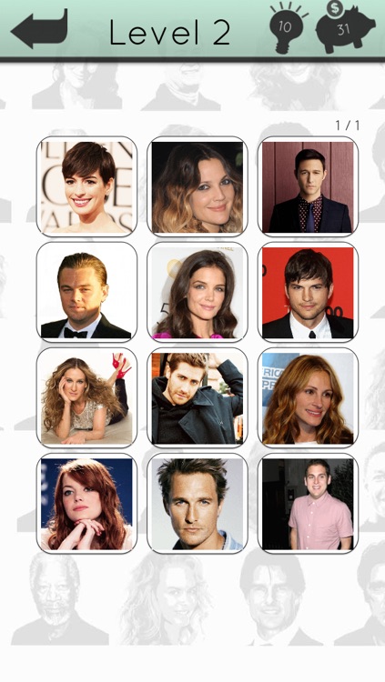 Movie Stars Icon Quiz