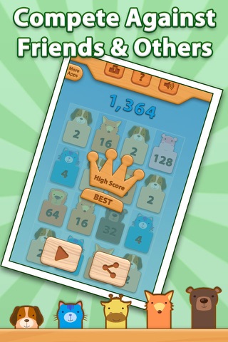 2048 Aaanimals Pro screenshot 3