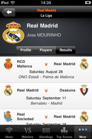 Spanish League - Soccer Live Scores screenshot 3