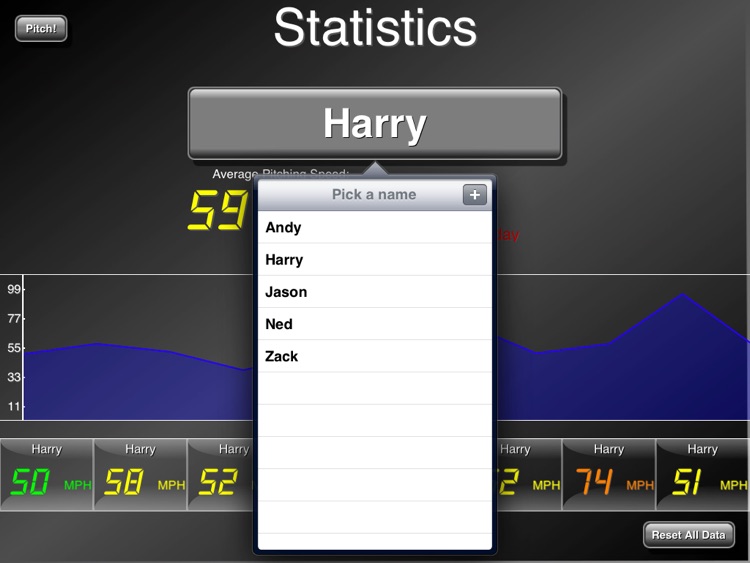 Baseball Radar Gun HD screenshot-3