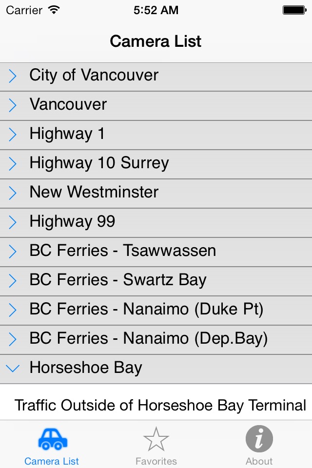 Traffic Cam Vancouver screenshot 2