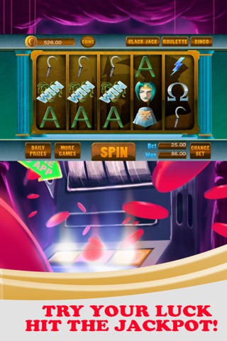 Ace Olympus God Titan Slots Games - All in one Casino Pack Roulette, Bingo and Blackjack screenshot 2