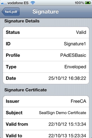 Mobile Signer screenshot 3