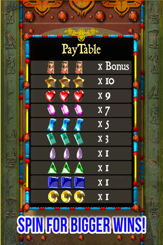 Ace Queen Of the Nile Slots Free - Lucky Vegas Gambling Casino Games screenshot 4