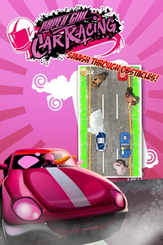 Paper Girl Car Racing screenshot 3