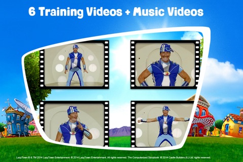 LazyTown's Adventures Deluxe – Little Pink Riding Hood Video Storybook with Narration, Puzzle Games, Coloring Pages, Photo-Booth, Music Videos, Training Videos and Cooking Recipes screenshot 4