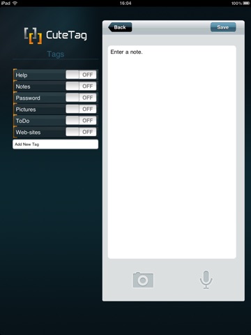 CuteTag for iPad screenshot 2