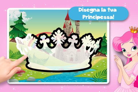 Kids Puzzle Teach me Tracing & Counting with Princesses: discover pink pony’s, fairy tales and the magical princess screenshot 2