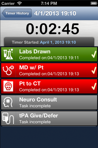 Acute Stroke Timer screenshot 3