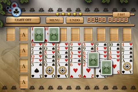 Eight Off Solitaire HD Free - The Classic Full Deluxe Card Games for iPad & iPhone screenshot 2