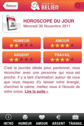 Horoscope Astro: horoscope gratuit quotidien screenshot 4