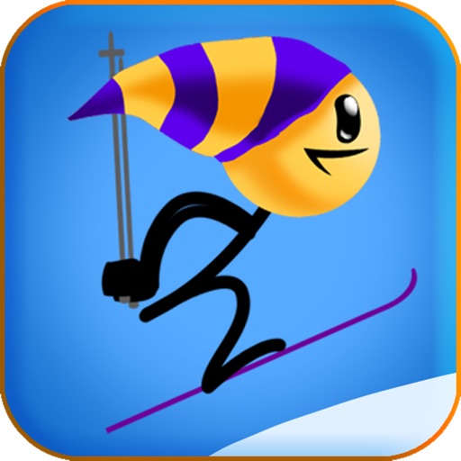 Stickman Extreme Hill Climb Adventure Racing - Ski Safari Edition Free iOS App