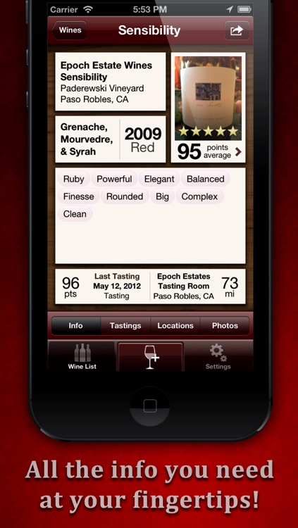WineAlbum - Wine Tasting Notes