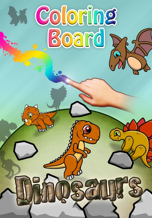 Coloring Board - Coloring for kids - Dinosaurs