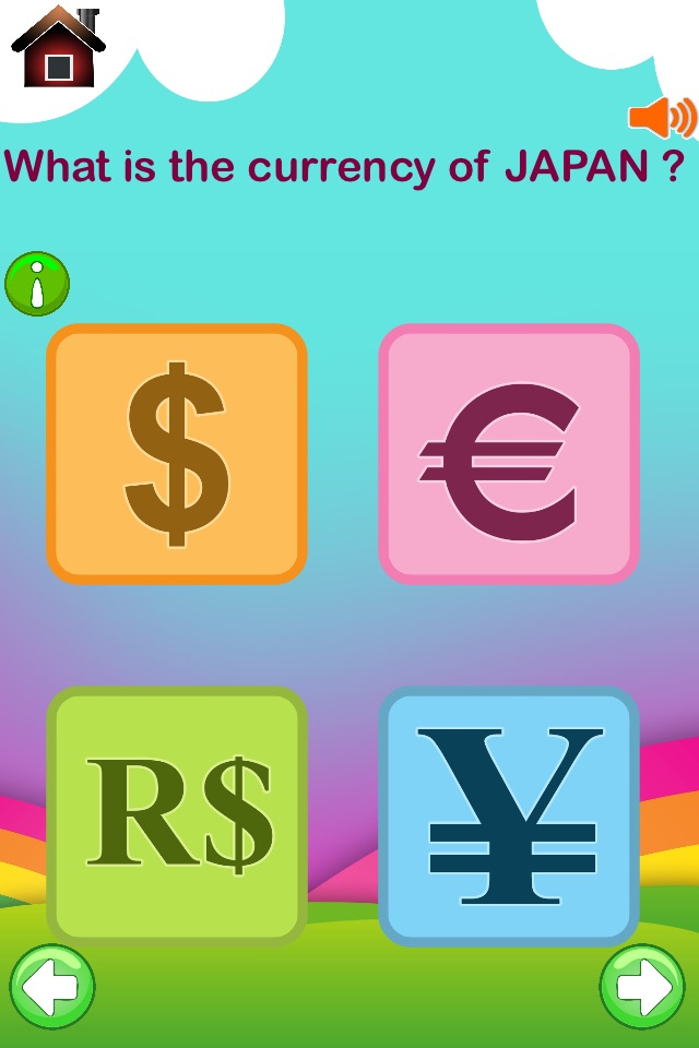 First Step Country : Fun and Learning General Knowledge Geography game for kids to discover about world Flags, Maps, Monuments and Currencies. screenshot 4