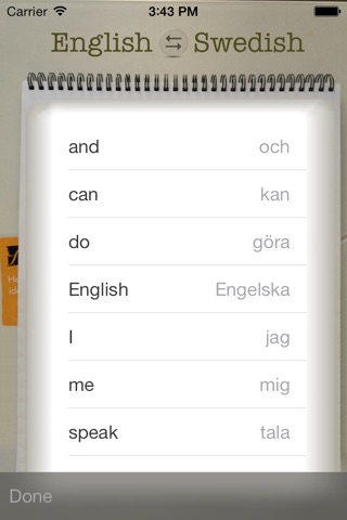 Vocabulary Trainer: English - Swedish screenshot 4