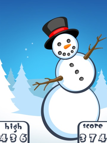 Steady Snowman HD FREE - Cute Balance Game screenshot 2