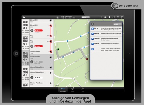 Swiss Transit (for iPad) screenshot 2