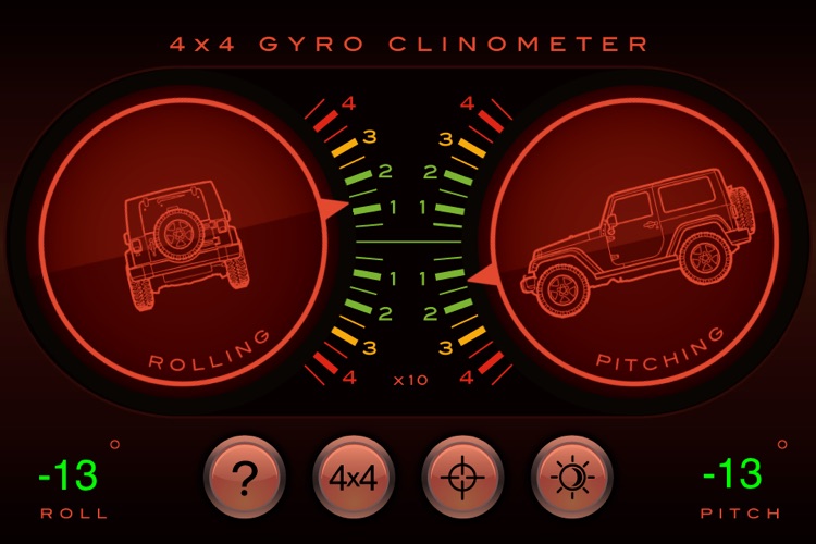 4x4 Gyroscope Clinometer