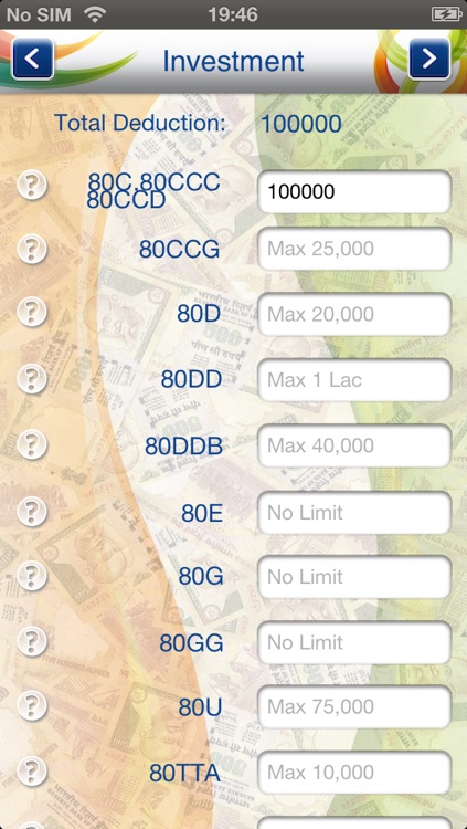 Indian Tax Calculator screenshot-2