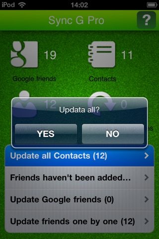 Contacts Sync for Google screenshot1