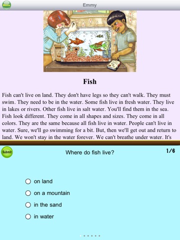 Reading Comprehension - first, second grade non-fiction screenshot 3