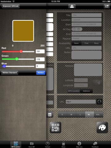 QR Code Generate iPad Edition screenshot 3