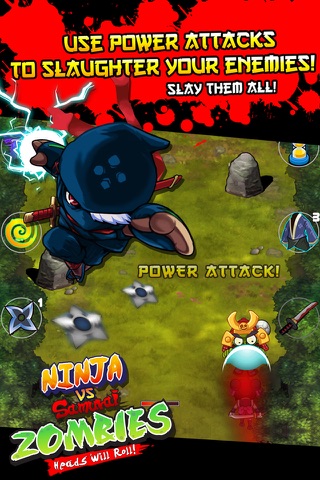 Ninja vs Samurai Zombies screenshot 3