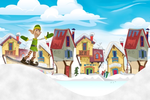 Christmas Elves Adventure Free - Mega Surf Slide in Mountain Snow for Xmas - Free Version screenshot 2
