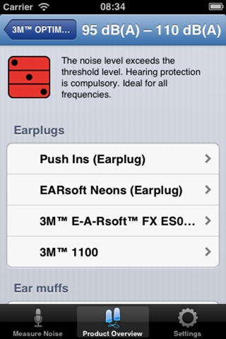 3M™ Optime™ Alert Noise Measurement screenshot 3