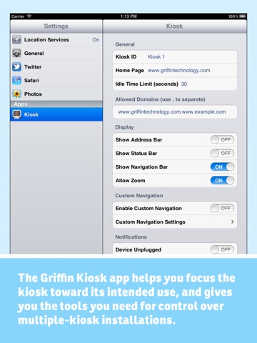 Griffin Kiosk screenshot 4