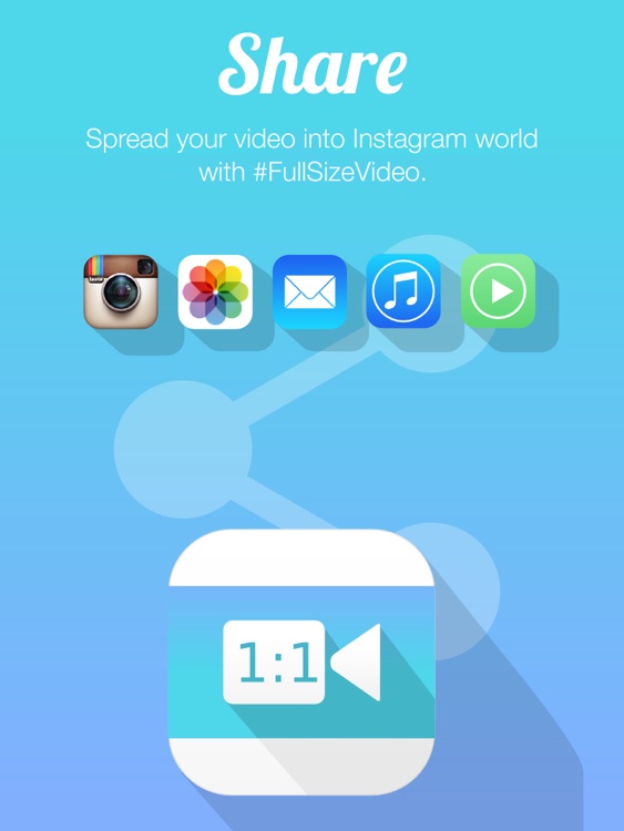 Full Size Video FREE - Post Entire Video Portrait Landscape or Slomo Videos Clip without Square Cropping Instagram Edition for iPad screenshot-4