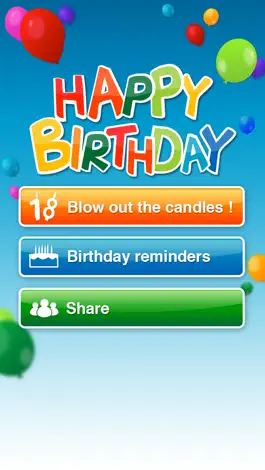 Game screenshot Happy Birthday : blow out your candles ! apk
