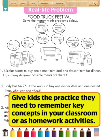 Kids Math-Word Problems Worksheets(Grade 4) screenshot 4