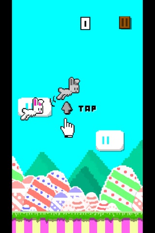 Flappy Easter Bunny screenshot 2