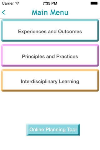 The Pocket Curriculum for Scotland screenshot 2