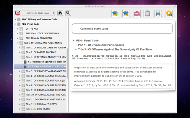 California State Laws (2014 CA Codes)(圖2)-速報App