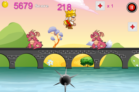Castle Dragon Tilt & Jump Story - Kingdom Bridge Mega Run World Free screenshot 3