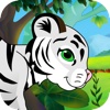 Baby White Tiger Cub Dash - Jungle Jump Run Game