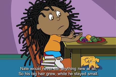 Nate's Big Hair - Kids Book screenshot-4