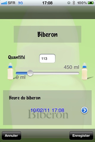 Biberon screenshot 2