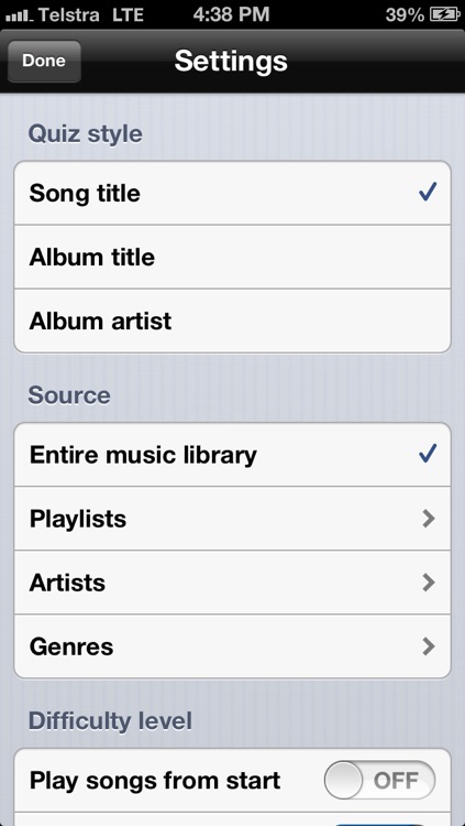 Song Quiz