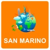 San Marino Off Vector Map - Vector World