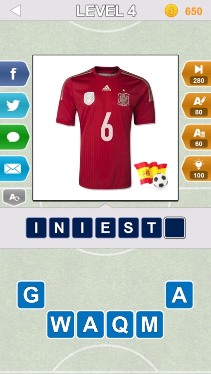 Big Jersey Quiz - Soccer World 2014 - Who is the player? screenshot-3