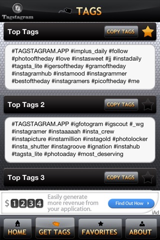 Tagstagram - Hashtag Generator screenshot 3