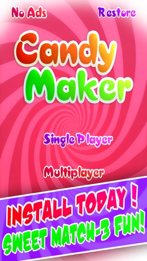 Candy-Maker Match-3 - Fun Candies And Bubbles Pop Puzzle Gam(圖5)-速報App