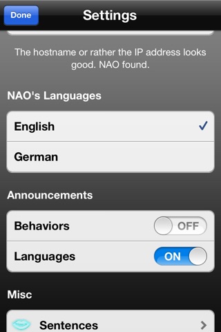 NAO Control - for Aldebaran's Robot screenshot 2