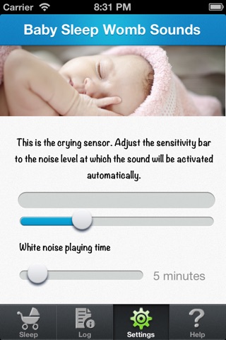 Baby Sleep Womb Sounds screenshot 2