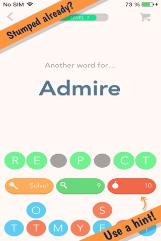 The Synonym Scrambler – Keep Your Brain Sharp With A Free Synonym Word Game screenshot 3